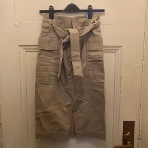 H&M Cargo Paperbag skirt